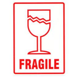 Fragile labels 80x110mm 10s